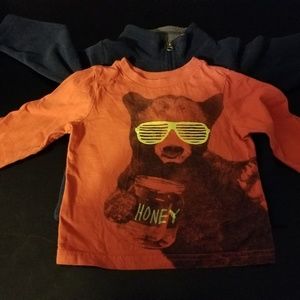 18-24m 1 sweat coat and 1 tshirt